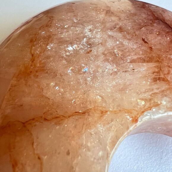 Fire Quartz Crystal Crescent‎ Moon (2) - Picture 5 of 11